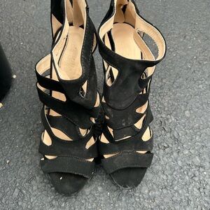 Elegant Black Strappy Women's Sandals